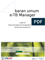 Gambaran Umum E-TB Manager -Dina