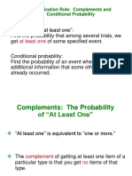 Probability of "At Least One": Find The Probability That Among Several Trials, We Get of Some Specified Event