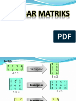 Aljabar Matriks