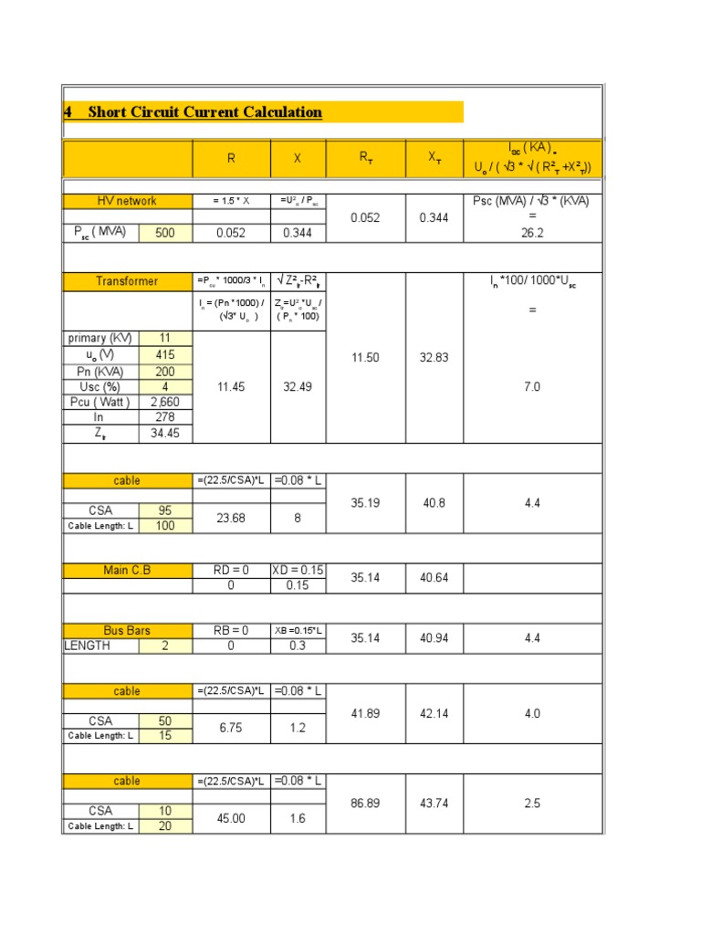 Cable Voltage Drop Calculation PDF Electric Power Electrical