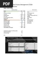 Tugas Finance Management Individu - MBA ITB - CCE58 2018 Excel