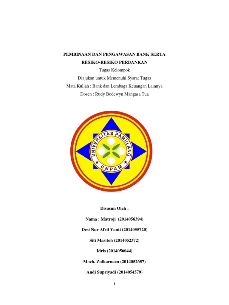 Makalah Bank Dan Lembaga Keuangan Lainnya