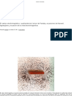 El Campo Electromagnético - Cuadripotencial, Tensor de Faraday, Ecuaciones de Maxwell, Lagrangiana y Ecuación de La Onda Electromagnética