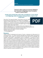 Rescate y Restauración de La Flora Nativa de La Isla de Robinson