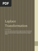 Laplace Transformation