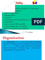 Organizing and Staffing VTU Notes