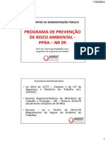 Programa de Prevenção de Risco Ambiental - Ppra NR 09