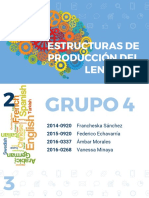 Estructuras de Producción del Lenguaje