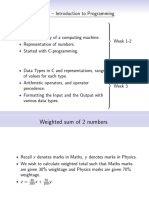 CS1100 - Introduction To Programming