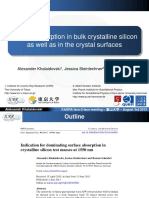 Optical Absorption in Silicon