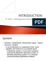 IT-ELEC 1: Management Information System