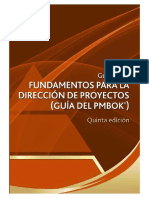 PMBOK Guide 5th Spanish 