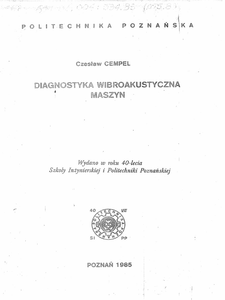 Podnośniki I Prasy śrubowe Skrzyszowski Pdf