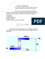 Ecuación de Bernoulli