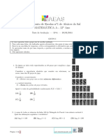 Agrupamento de Escolas N 1 de Alc Acer Do Sal Matem Atica A - 12 Ano