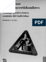 Robert Castel El Ascenso de Las Incertidumbres PDF