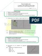 1 - Vetores, Translações e Isometrias - Teste Diagóstico