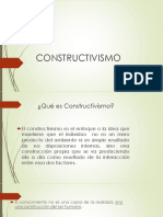 Presentación Del Constructivismo