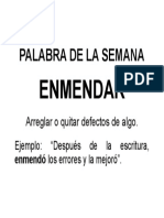 Formato de La Palabra de La Semana