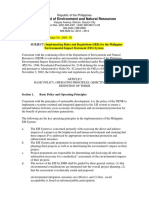 DENR AO 2003-30 IRR Environmental Impact Statement (EIS) System