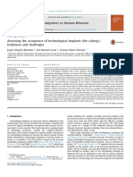 Assessing The Acceptance of Technological Implants (The Cyborg) - Evidences and Challenges