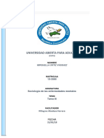 Tarea III Sociologia de Las Enfermedades Mentales