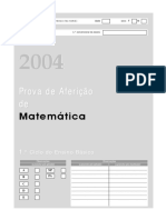 Matematica-1ß 2004 Afer