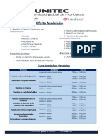 Oferta Academica Especializada UNITEC Q1-2018