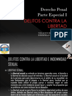 Delitos Contra La Libertad - Violación de La Libertad Sexual