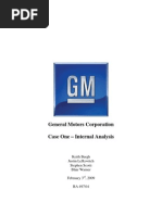 Download General Motors Corporation Internal Analysis by VerVe Lim SN37324538 doc pdf