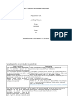 Tabla Diagnóstico de Necesidades de Aprendizaje