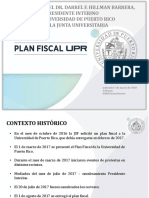 Presentación de Darrel Hillman sobre el plan fiscal UPR