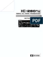 Icom IC-260 Instruction Manual