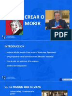 Crear o Morir - Aprendizajes