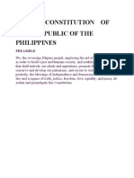 The 1987 Constitution of the Republic of the Philippines