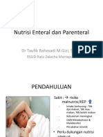 1. Kuliah FK Nutrisi Enteral Dan Parenteral 2018 Akhir