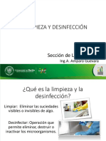 Limpieza y Desinfección - Plantilla Institucional.