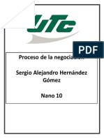 Proceso de La Negociación Sergio Alejandro Hernández Gómez Nano 10