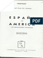 España en América. José María Ots Capdequi