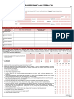 Form Pernyataan Kesehatan