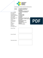 Contoh Formulir-Pendaftaran Suntik Miningitis