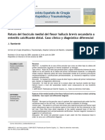 2010 Rotura del fascículo medial del flexor hallucis brevis secundaria a entesitis calcificante distal