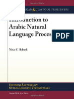 Introduction To Arabic Natural Language Processing