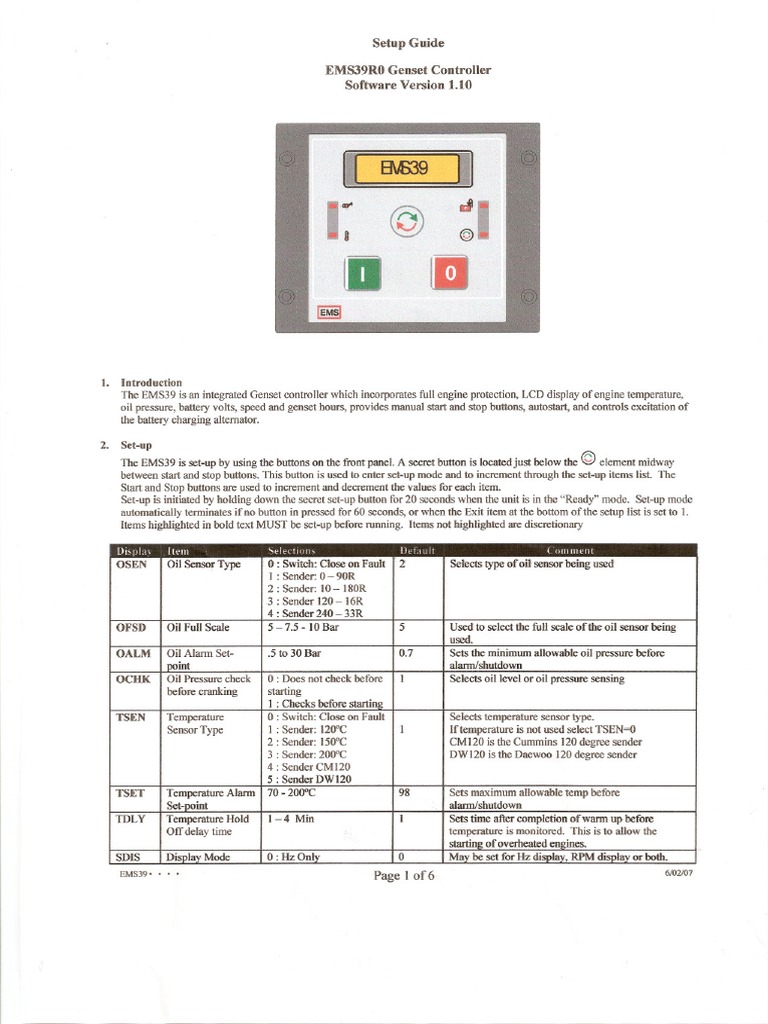 Ems39 Setup Low Speed0001 | PDF
