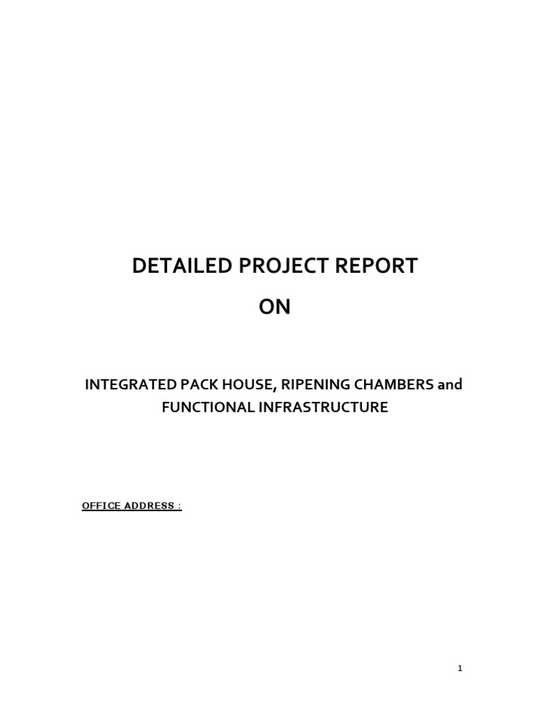 Integrated Pack House for Mangoes | PDF | Ethylene | Mango