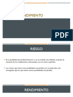 Riesgo y Rendimiento