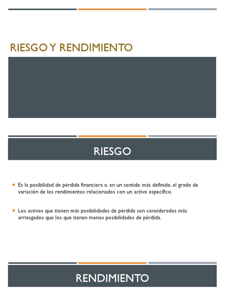 Riesgo y Pérdida Financiera en Inversiones | PDF | Análisis de ...