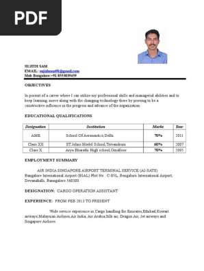 Sample cv