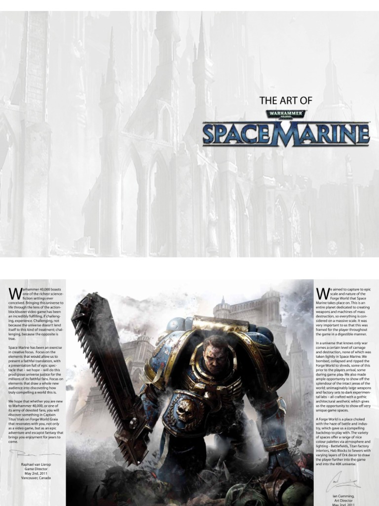 The Art of Warhammer 40000 Space Marine PDF