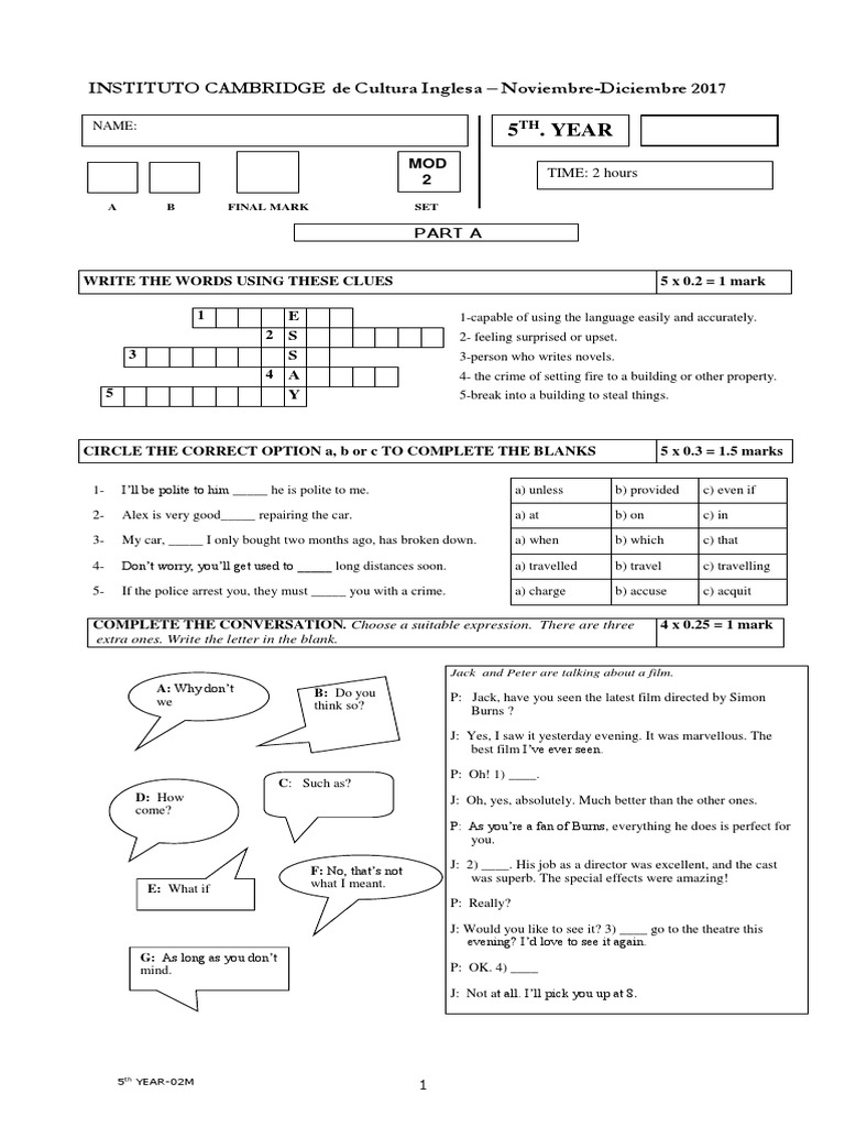 Cambridge Exam Practice Model Test | PDF | Linguistics | Semiotics